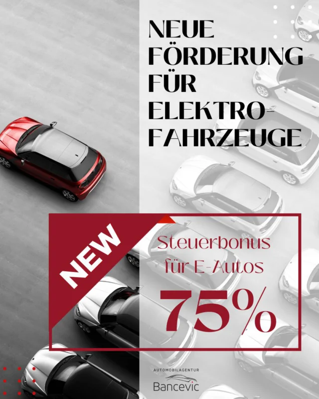 🚗⚡ E-Mobilitäts-Boost ab 1. Juli 2025!
Die Regierung setzt ein starkes Zeichen für nachhaltige Mobilität:

👉 75 % Sonderabschreibung im 1. Jahr beim Kauf von rein elektrischen Fahrzeugen – exklusiv für Unternehmen!

📊 So sieht die Abschreibung aus:
• 1. Jahr: 75 %
• 2. Jahr: 10 %
• 3.–4. Jahr: je 5 %
• 5. Jahr: 3 %
• 6. Jahr: 2 %

💼 Gültig für:
✅ E-Pkw
✅ E-Nutzfahrzeuge
✅ E-Lkw & E-Busse
📅 Kauf bis Ende 2027

📈 Mehr Liquidität, mehr Investitionskraft – und das mit grünem Gewissen.
🆙 Außerdem: Die Grenze für den Bruttolistenpreis von Dienstwagen wird auf 100.000 € erhöht!

#emobilität #nachhaltigkeit #steuernews #unternehmen #elektroauto #förderung #greentech #steuerberatung #autos #firmenwagen